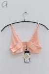 BASERANGE Bamboo Fiber Bamboo Cotton No Wire Wide-rim Bra Series Collection Soft Underwear France BAS-BRTR-BA-SP22-FEN Pink BRTR1